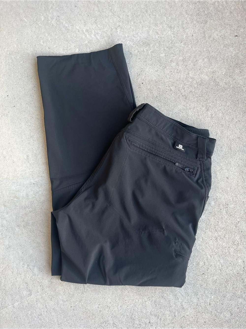 Salomon Men's Black Performance Chinos